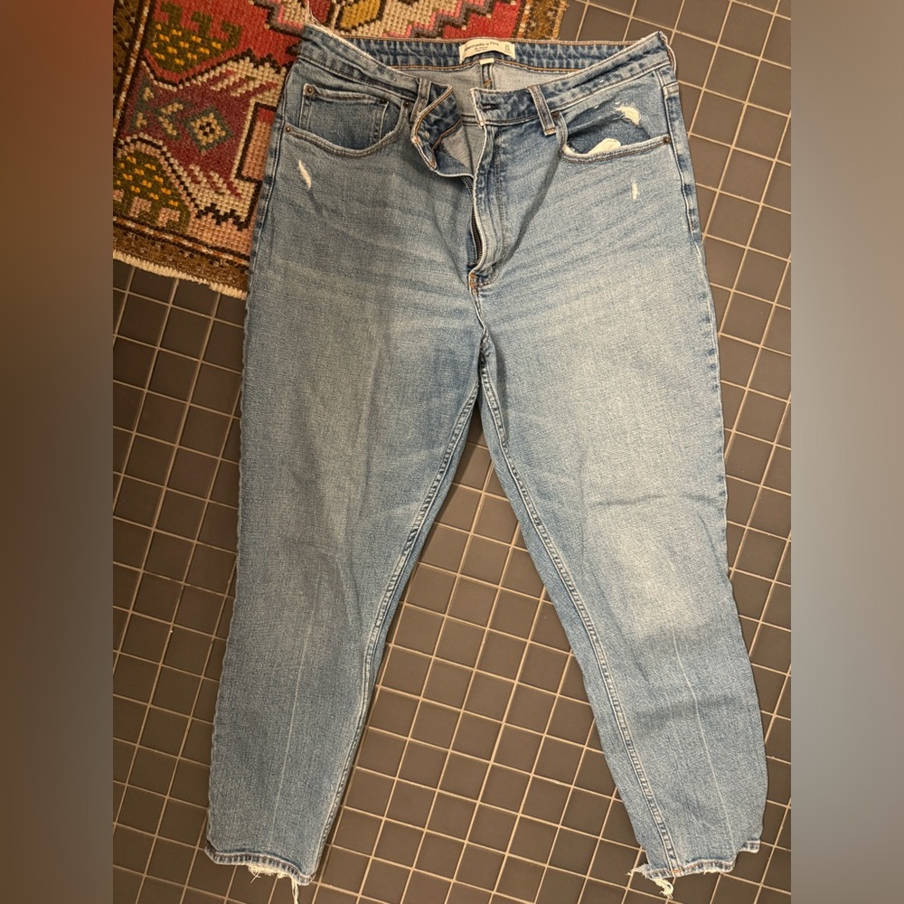Abercrombie curve love high rise skinny jeans